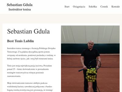 Instruktor tenisa - besttenis.pl