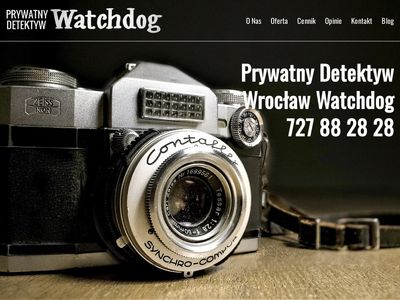 Prywatny Detektyw Wrocław "Watchdog" 727 88 28 28