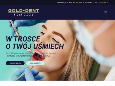 Wybielanie zębów Wołomin – Gold-Dent