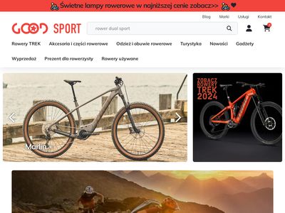 Internetowy sklep rowerowy Trek - GOOD SPORT