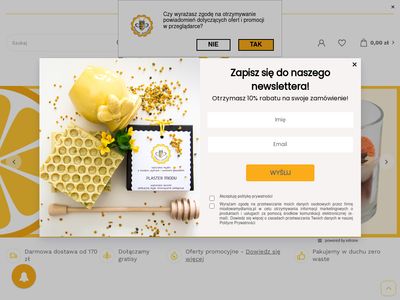 Miodowa Mydlarnia - sklep internetowy oferujący naturalne kosmetyki