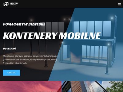 Kontenery mobilne - producent Mocny