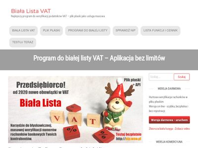 Program do białej listy VAT - masowe sprawdzenie