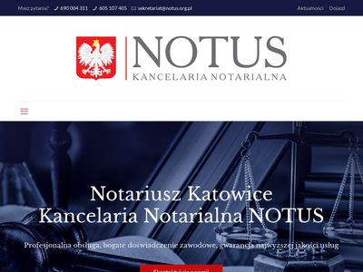 notus.org.pl - notariusz katowice