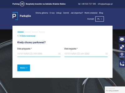 Balice Parking Parkujgo - Kraków
