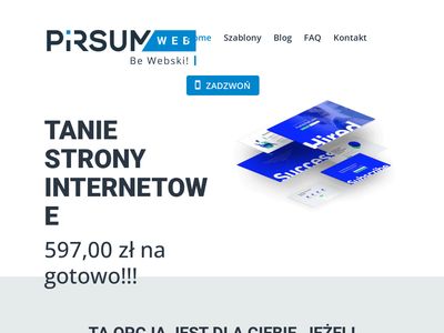 pirsumweb.pl - tania strona www Radom