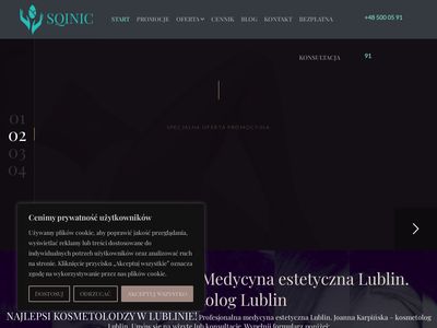 Medycyna Estetyczna Lublin - zabiegi i szkolenia Sqinic