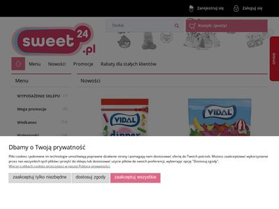 Sweet24 - przepyszne słodycze dla dzieci i nie tylko