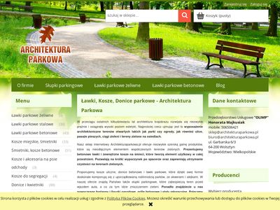 Architektura parkowa - artykuły ogrodowe i parkowe