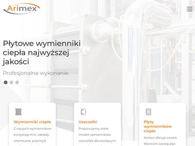 Arimex.pl - płytowe wymienniki ciepła