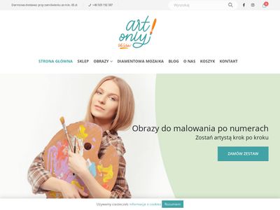 Wzory obrazów do wypełniania farbami sklep - artonly.pl