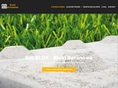 Ściany oporowe prefabrykowane - bigblock.com.pl