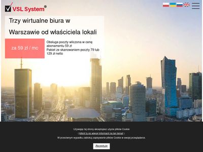 biuro wirtualne Warszawa centrum od VSL-System