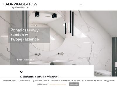 fabrykablatow.pl/ Blaty kamienne na wymiar