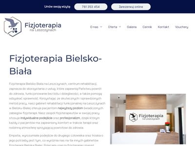 Fizjoterapia Bielsko-Biała - fizjoterapialeszczyny.pl