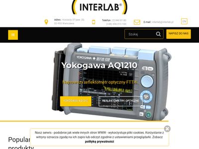 Interlab - aparatura kontrolno-pomiarowa do telekomunikacji