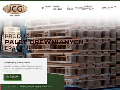 JCG - Palety drewniane EUR EPAL, producent