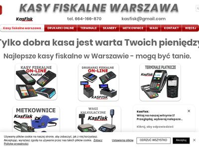 Kasy fiskalne Warszawa online