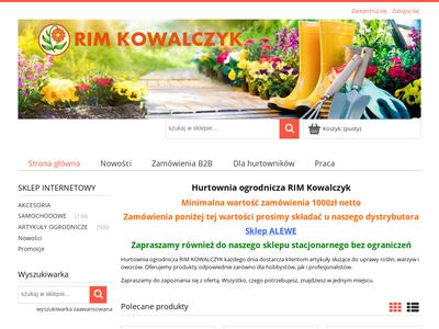 Hurtownia - sklep ogrodniczy online