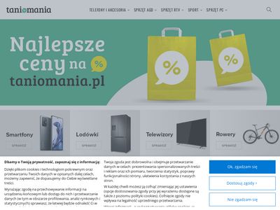 Porównaj produkty ze sklepów internetowych - TanioMania.pl