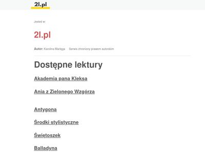 Lektury - 2l.pl