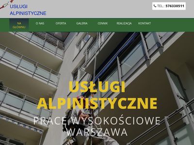 Prace wysokościowe i alpinistyczne - Warszawa