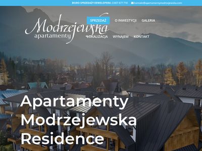 Zakopane apartamenty Modrzejewska