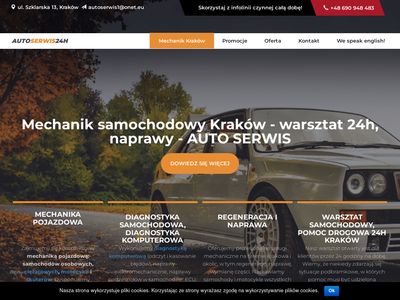 Elektryk samochodowy, mechanika pojazdowa - autoserwiskrakow24.pl