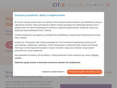 CIT 8 e-deklaracje