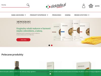 Clickitalia - włoska kawa i artykuły spożywcze