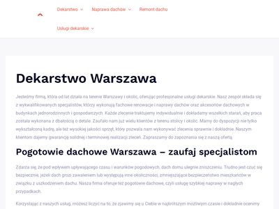 Dekarz w Warszawie - dekarzewarszawa.pl