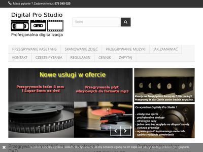 Digital Pro Studio - profesjonalna digitalizacja VHS