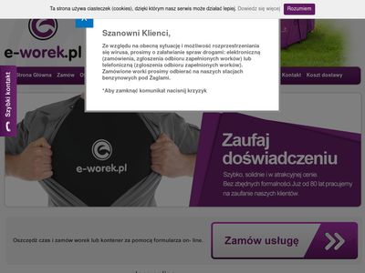 Wywóz gruzu Gdańsk - e-worek.pl