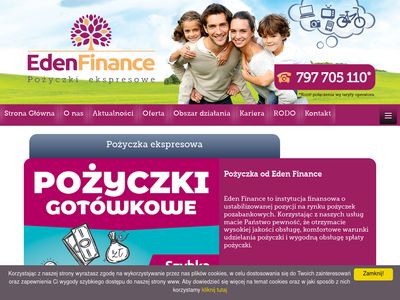 Pożyczka gotówkowa - Eden Finance
