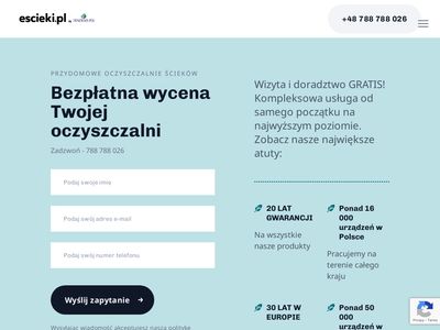 Przydomowa oczyszczalnia ścieków - escieki.pl