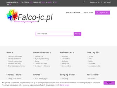 Falco katalog stron
