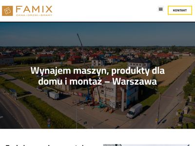 Famix Warszawa bramy segmentowe wiśniowski Warszawa