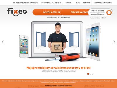 Fixeo.pl Serwis komputerowy, naprawa laptopów, telefonów i tabletów