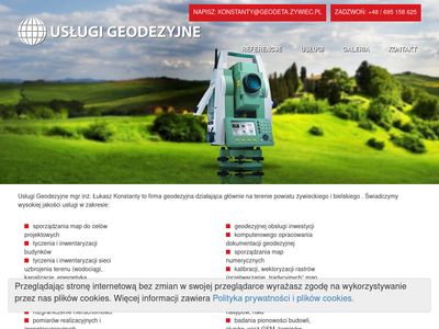 Geodeta.zywiec.pl geodezja