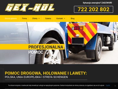 Gex-hol.pl - pomoc drogowa, holowanie