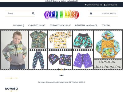 Gramywkolory - kolorowe ubranka dla dzieci i niemowląt