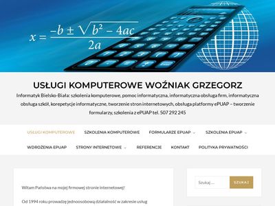 Usługi Komputerowe Grzegorz Woźniak Bielsko-Biała