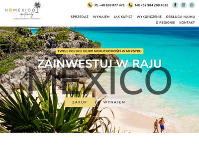 Homexico - biuro nieruchomości w Meksyku