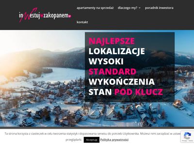Inwestujwzakopanem.pl zainwestuj oszczędności w apartamenty inwestycyjne