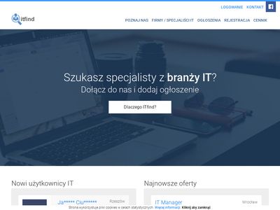 ITfind.pl - Znajdź pracę lub staż w branży IT