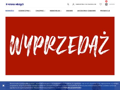 KrainaMlodych.pl - sklep internetowy z odzieżą dla dzieci