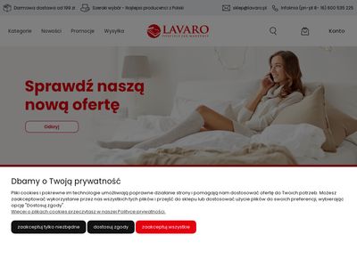 Zamów w Lavaro.pl - pościele kołdry ręczniki