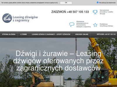 Żuraw samojezdny - leasingdzwiguzzagranicy.pl