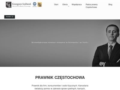 Radca Prawny Grzegorz Ledwoń