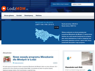Program MDM dla Łodzi